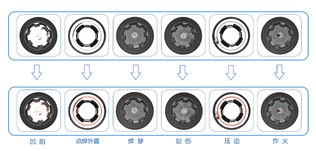 缺陷检测图例